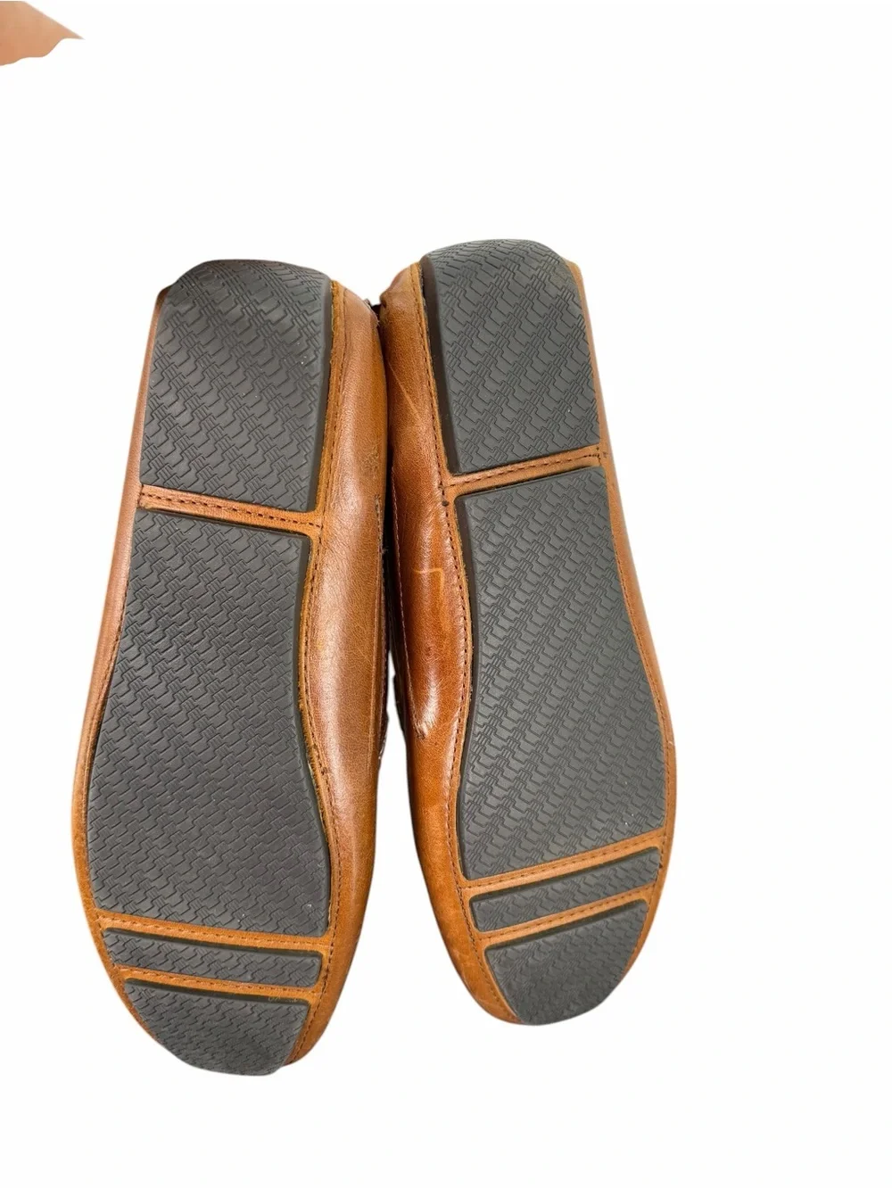 Franco Fortini Venetian Cognac Leather Slip-On Driver Loafers